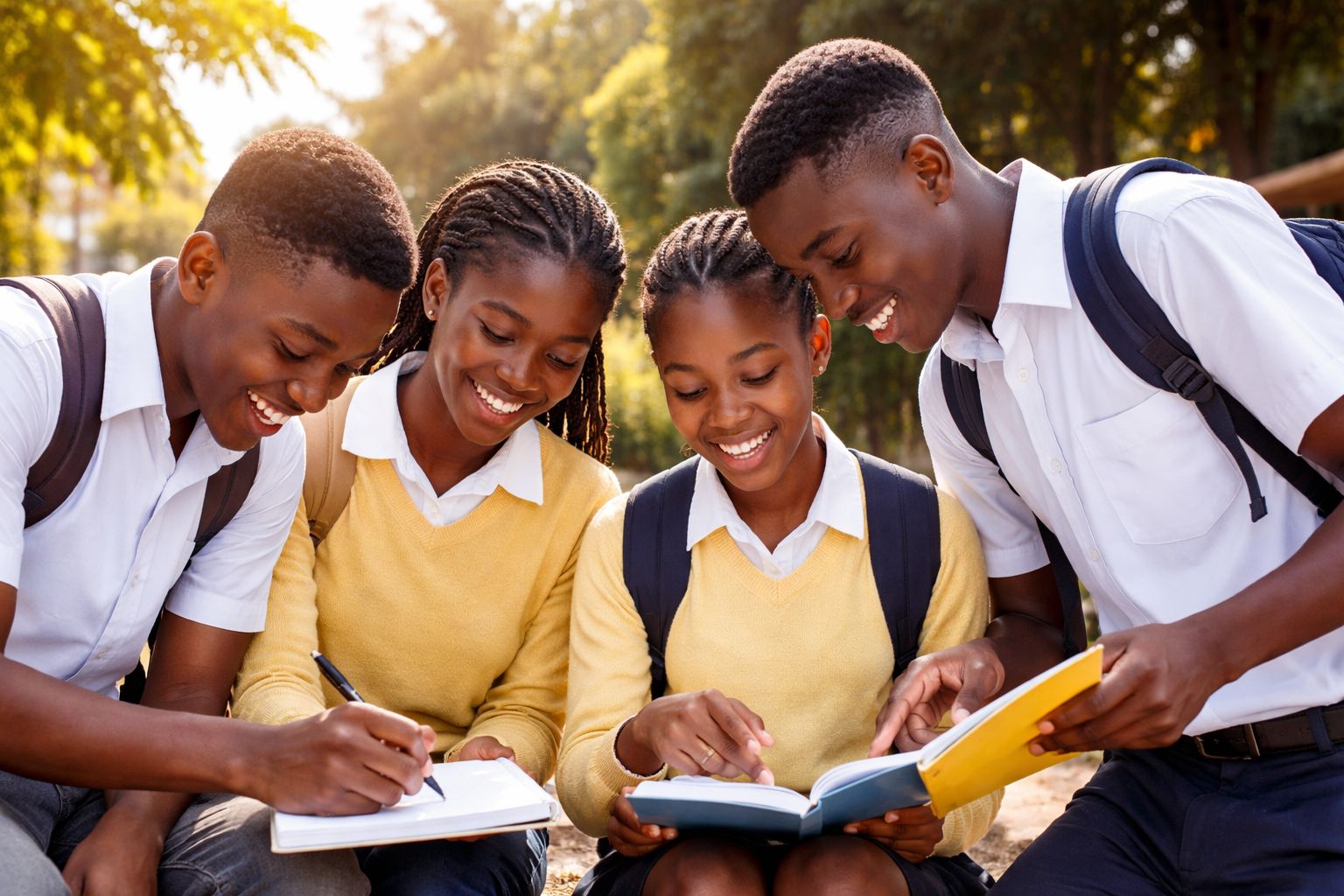 Students using Studo Guide